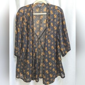 Hot Topic Harry Potter Hufflepuff Kimono